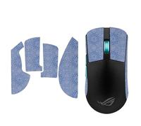 Mouse Anti Slip Grip Tape Compatible with ASUS ROG Harpe Ace Mouse Skins,Sweat Resistant,Sweat-Proof Grip, Protective Cover,Blue Half