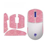Mouse Anti Slip Grip Tape Compatible with ASUS ROG Keris II Ace Mouse Skins,Sweat Resistant,Sweat-Proof Grip, Protective Cover,Pink Half
