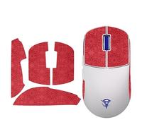 Mouse Anti Slip Grip Tape Compatible with ASUS ROG Keris II Ace Mouse Skins,Sweat Resistant,Sweat-Proof Grip, Protective Cover,Red Half