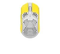 Mouse Anti Slip Grip Tape Compatible with HyperX Pulsefire Haste Wired Gaming Mouse Skins,Sweat Resistant,Sweat-Proof Grip, Protective Cover,Yellow Suede Full