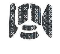 Mouse Anti Slip Grip Tape Compatible with HyperX Pulsefire Haste2 Wired Gaming Mouse Skins,Sweat Resistant,Sweat-Proof Grip, Protective Cover,Black Print Full