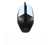 Mouse Anti Slip Grip Tape Compatible with Logitech G302 G303 Gaming Mouse Skins,Sweat Resistant,Sweat-Proof Grip, Protective Cover,Blue Half