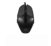 Mouse Anti Slip Grip Tape Compatible with Logitech G302 G303 Gaming Mouse Skins,Sweat Resistant,Sweat-Proof Grip, Protective Cover,Black Football Half