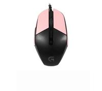 Mouse Anti Slip Grip Tape Compatible with Logitech G302 G303 Gaming Mouse Skins,Sweat Resistant,Sweat-Proof Grip, Protective Cover,Pink Half