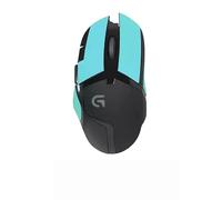 Mouse Anti Slip Grip Tape Compatible with Logitech G402 Gaming Mouse Skins,Sweat Resistant,Sweat-Proof Grip, Protective Cover,Blue Half