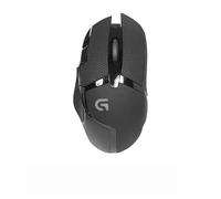 Mouse Anti Slip Grip Tape Compatible with Logitech G402 Gaming Mouse Skins,Sweat Resistant,Sweat-Proof Grip, Protective Cover,Black Football Half