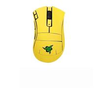 Mouse Anti Slip Grip Tape Compatible with Razer DeathAdder V2X Gaming Mice Skins,Sweat Resistant,Sweat-Proof Grip, Protective Cover,Yellow Full