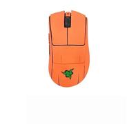 Mouse Anti Slip Grip Tape Compatible with Razer DeathAdder V3 Pro Gaming Mice Skins,Sweat Resistant,Sweat-Proof Grip, Protective Cover,Orange Full