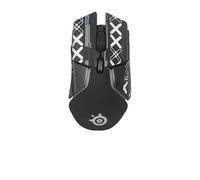 Mouse Anti Slip Grip Tape Compatible with SteelSeries Rival 600 / Rival 650 Mouse Skins,Sweat Resistant,Sweat-Proof Grip, Protective Cover,Black Print Half