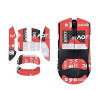 Mouse Anti-Slip Grip Tape For Razer Viper V4 Pro 2026 Mouse Sweat-Absorbing Grip Sticker Skate Skin Handmade (full-red)