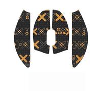Mouse Anti-Slip Grip Tape, Grips Stickers for Alienware AW720M Gaming Mouse,Black Gold Half
