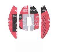 Mouse Anti-Slip Grip Tape, Grips Stickers for Alienware AW720M Gaming Mouse,Red Half