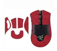 Mouse Anti-Slip Grip Tape, Grips Stickers for Razer DeathAdder V2 Pro Gaming Mouse,Red Snowflake Full