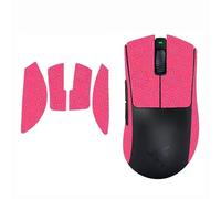 Mouse Anti-Slip Grip Tape, Grips Stickers for Razer DeathAdder V3 Pro Gaming Mouse,Rose Snowflake Full