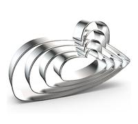 Mouse Cookie Cutter Set - 5", 4", 3", 2" - 4 Piece - Stainless Steel