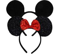 Mouse Ears FANXIER 2 Pcs Mice Ears Headbands Hair Band for Children Mom Baby Boys Girls Birthday Party