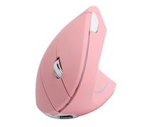 Mouse For Carpal Tunnel Right Hand, Mouse Ergonomic Vertical USB Wireless 2.4G Office Gaming Rechargeable Computer Accessories H1 (H1 vertical pink mouse)