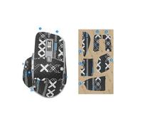 Mouse Grip Tape Compatible with Logitech MX Master 3S, Anti-slip Mouse Sticker for Logitech MX Master 3S - Full Coverage, Sweat-Absorbent, Precise Fit, Durable Feet (Black)