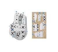 Mouse Grip Tape Compatible with Logitech MX Master 3S, Anti-slip Mouse Sticker for Logitech MX Master 3S - Full Coverage, Sweat-Absorbent, Precise Fit, Durable Feet (White)
