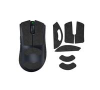 Mouse Grip Tape Compatible with Razer DeathAdder V4 Pro, yystao Anti-slip Mouse Sticker for Razer DeathAdder V4 Pro - Full Coverage, Printed Style (Black)