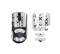 Mouse Grip Tape Compatible with Razer DeathAdder V4 Pro, yystao Anti-slip Mouse Sticker for Razer DeathAdder V4 Pro - Full Coverage, Printed Style (White)