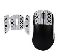 Mouse Grip Tape for Logitech G PRO X SUPERLIGHT 2 dex for GPW4 for GPX 2 dex, Non Slip Sweat Absorbing Lizard Skin Sticker, Replaceable Anti Slip Tape for Wireless Mouse Accessories (Half B)