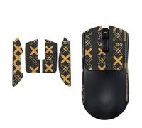 Mouse Grip Tape Kit For Razer Viper V4 Pro 2026 Wireless, Anti-Slip Gaming Mouse Skins, Self-Adhesive Pre-Cut Stickers, Sweat Resistant, Easy to Use (half-black-and-gold)