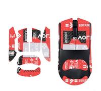 Mouse Grip Tape Kit For Razer Viper V4 Pro 2026 Wireless, Anti-Slip Gaming Mouse Skins, Self-Adhesive Pre-Cut Stickers, Sweat Resistant, Easy to Use (full-red)