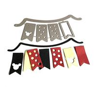 Mouse Head Banner Metal Die Cuts, Cutting Dies for Card Making Clearance, Embossing Dies for Scrapbooking, DIY Album Paper Cards Decoration