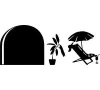 Mouse Hole/House Skirting Board Laptop Car Bumper Window Sticker Decal Wall Art - MH002 - Deckchair