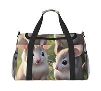 Mouse In Love Hand Travel Bag.Fashionable Design, Large Storage Capacity, Suitable For Business Trips And Short Trips.