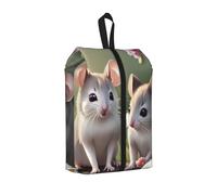 Mouse in Love Shoe Bag for Travel-Waterproof Shoe Organiser for Suitcase, 3 in 1 Storage Pouch for Gym Trainers