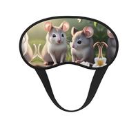 Mouse in Love Universal Lightweight Eye Mask: Great for Travel, Office Naps and Shift Work. Provides a Comfortable Sleeping Environment