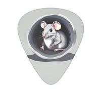 Mouse In The Hole Guitar Plectrums Classical Triangle Bass Acoustic And Electric Guitar Plectrums For Guitarists 12 Pieces