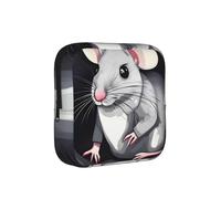 Mouse in the Hole Period Proof Storage Bag-Feminine Hygiene Travel Case for Sanitary Pads, Discreet Mensural Pouch for Purse Office