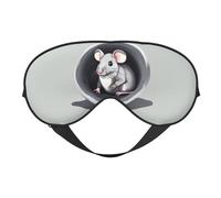 Mouse in The Hole Soft Eye Mask. Unisex, Comfortable and Breathable, Suitable for Daily Rest. Helps You Quickly Enter Deep Sleep.