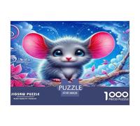 Mouse Jigsaw Puzzles for Adults Kids 1000 Piece Impossible Challenge Toy Educational Game Home Decor Birthday Present Mind Game Age 14+ Collection 38x26cm/1000pcs