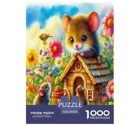 Mouse Jigsaw Puzzles Puzzles for Adults Kids. 1000 Piece Impossible Challenge Toy Educational Game Home Decoration for Educational Games Gifts 70x50cm/1000pcs