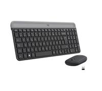 Mouse Keyboard Set - Wireless - Logitech - MK470 Slim - Muffler - AZERTY