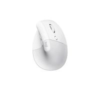Mouse LOGITECH Lift White Bluetooth USB 4000 4 Vertical Mac OS