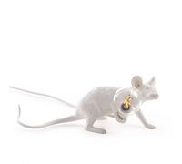 Mouse Lop Lying Down Table Lamp White