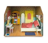 Mouse Mansion Bedroom Dollhouse Craft Kit - Build & Paint Your Own Miniature Bedroom with Furniture Set - Easy DIY Kids Crafting Activity - Create Sam & Julia's World from Bestselling Books