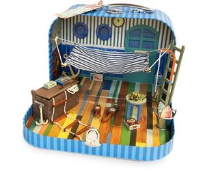 Mouse Mansion To Go - Ella's Ballet Room | DIY Dollhouse in a Suitcase with Wooden Furniture, Bedding & Ballet Accessories | Creative Craft Kit for Kids | Perfect for Travel & Sleepovers