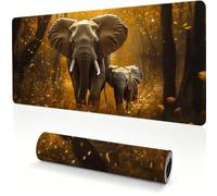 Mouse Mat 1000x500x4mm xxL Large Gaming Mousepad elephant forest 0x0-106