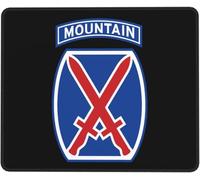 Mouse Mat 10Th Mountain Division Wear Resistant Desk Pad Soft Gaming Mousepad For Desk Pc Laptop 25X30Cm