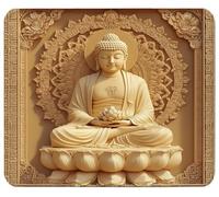 Mouse Mat 11.8 x 9.8in Zen Mouse Pad, Washable Small Mousepads y0-z39