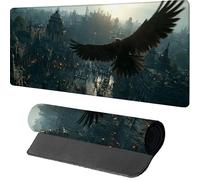Mouse Mat 1200x600x3mm Eagle, Gaming Mouse Pad Architecture, Large Desk Mat Non-Slip Rubber Base XXL Mousepad with Stitched Edge, Gaming Accessories, Mousepad Keyboard, for PC, Laptop, Office, 9-7516