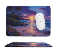 Mouse Mat, 16.54 × 13.78 in Beach Landscape Gaming Mouse Pad zv-793