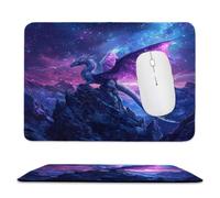 Mouse Mat, 16.54 × 13.78 in Dinosaur Starry Sky Gaming Mouse Pad zv-521