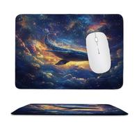 Mouse Mat, 16.54 × 13.78 in Shark Starry Sky Gaming Mouse Pad zv-795